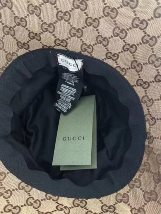 Gucci GG Monogram Bucket Hat Wide Brim Hat